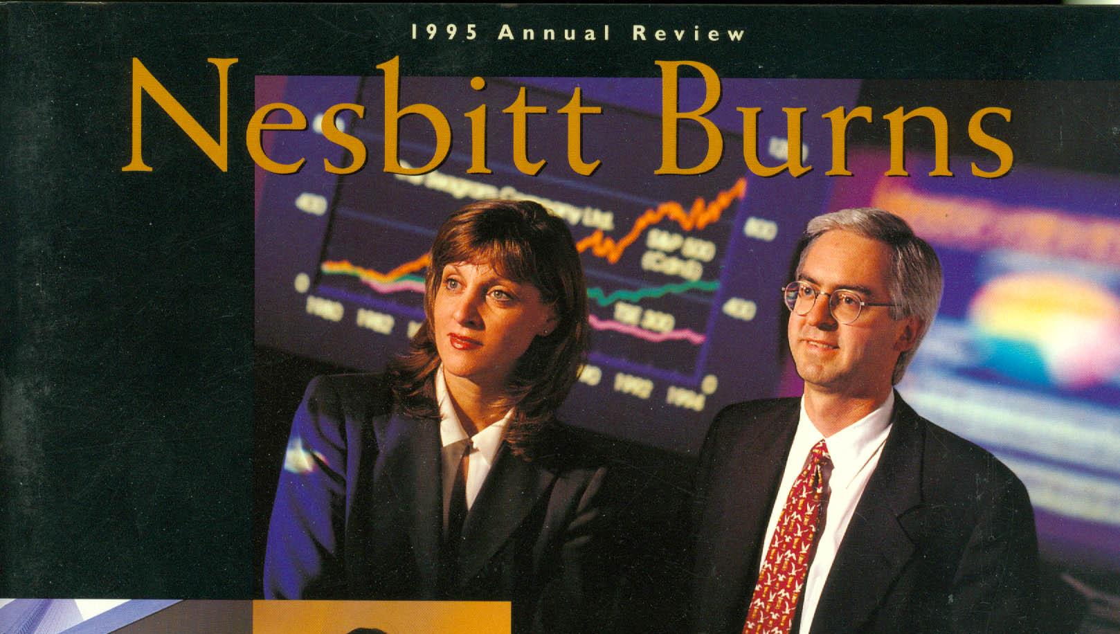 Cover of Nesbitt Burn’s Annual Report, 1995.